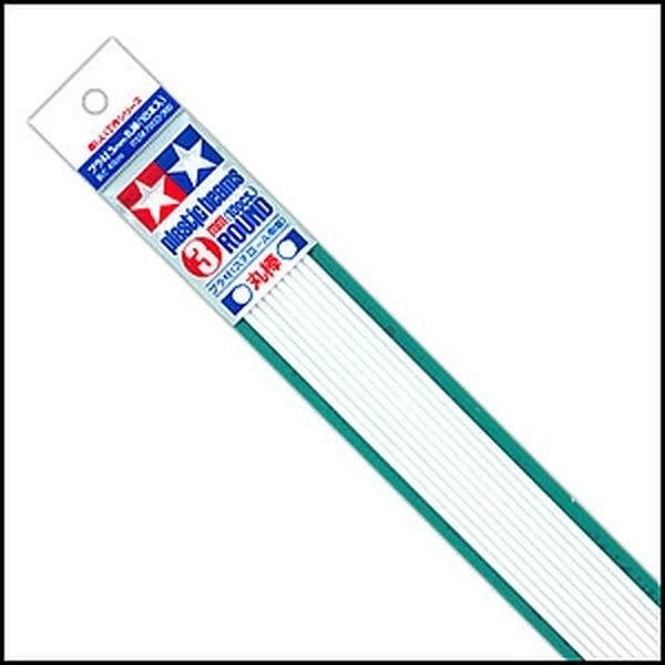 TAMIYA 田宮 改造棒 圓形 3mm/長40cm（10入）#70133
