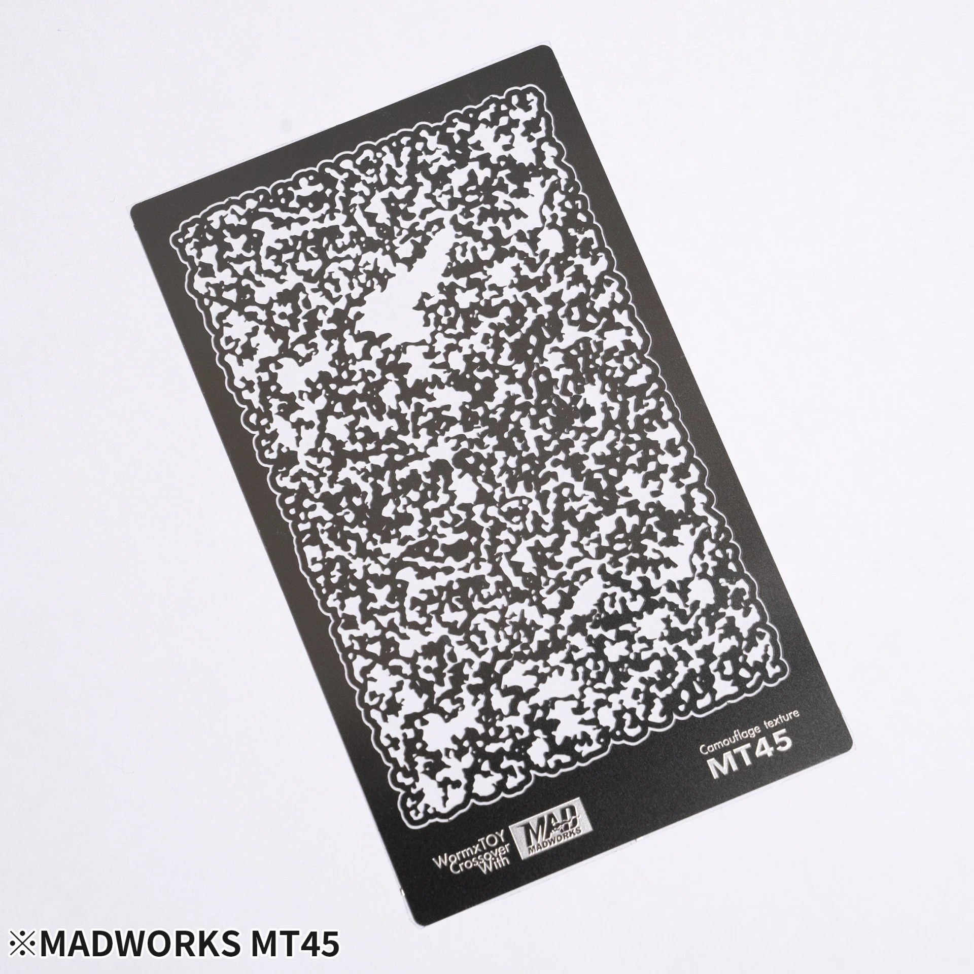 MADWORKS MT-45 特殊塗裝用質感遮噴板5-迷彩特效遮噴版