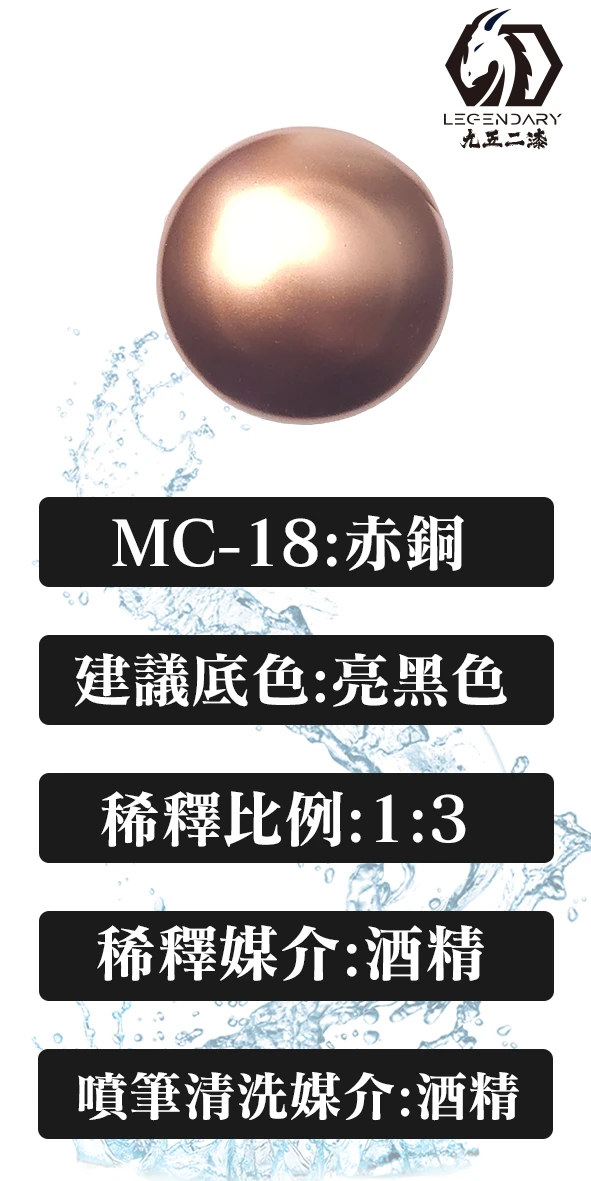 九五二漆 MC-18 赤銅20ML
