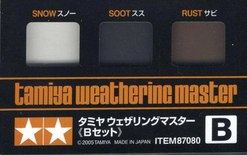 TAMIYA 田宮 舊化粉彩 B Set(Snow,Soot,Rust) #87080