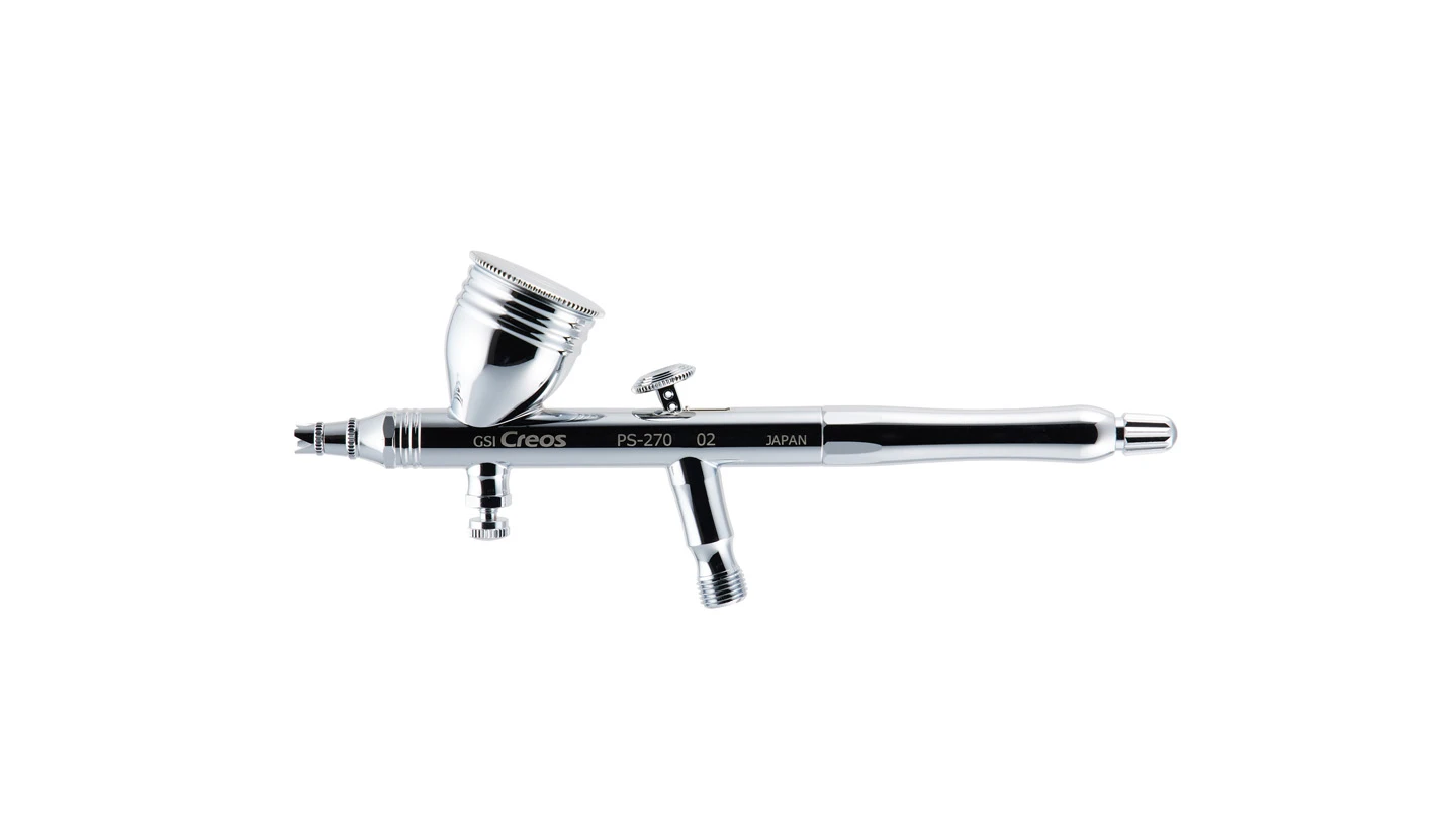 GUNZE GSI Creos PS-270 PS270 PROCON BOY FWA 白金款 02 雙動噴筆 0.2mm (附 10cc 漆杯)