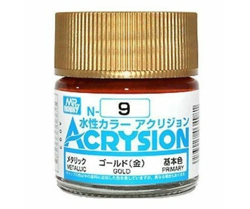 GUNZE 環保水性漆 N-9 N9 亮光 金色 10ml