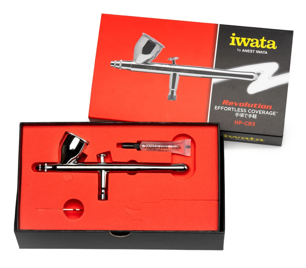 IWATA 岩田 HP-CR3 Revolution 0.3mm 口徑 雙動式 噴筆