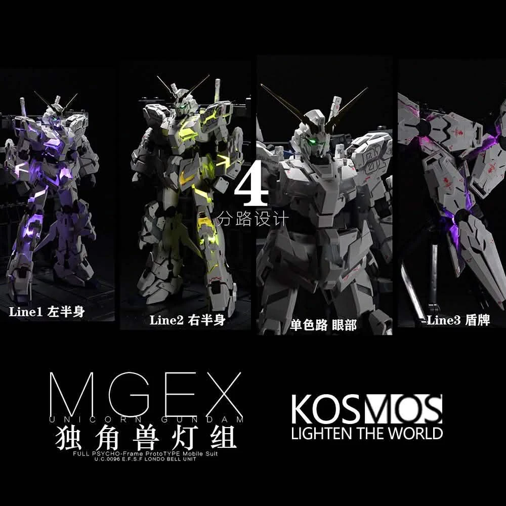 KOSMOS MGEX 1/100 獨角獸 燈組