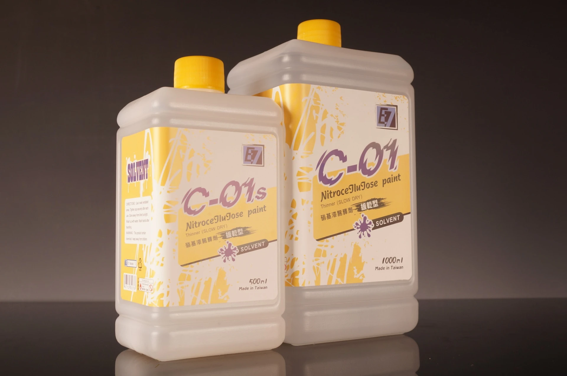 E7-COLOR C-01s C-01 金屬+緩乾硝基漆稀釋劑 硝基 溶劑 500/1000 ML