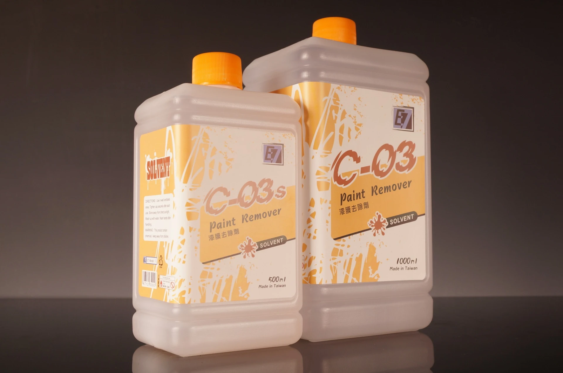 E7-COLOR C-03s C-03 模型專用漆膜去除液 500/1000 ML
