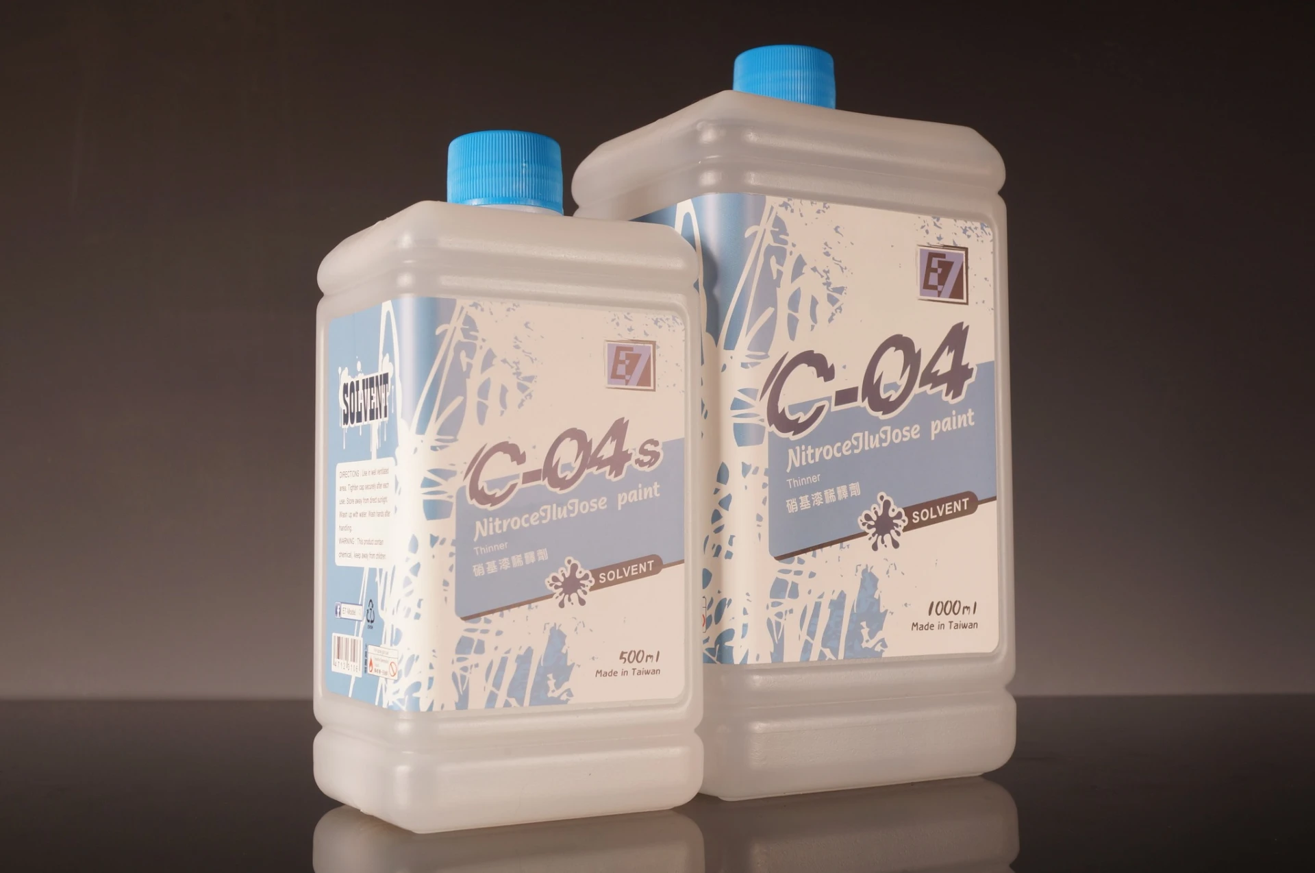 E7-COLOR C-04s C-04 速乾型硝基漆稀釋劑 硝基 溶劑 500/1000 ML