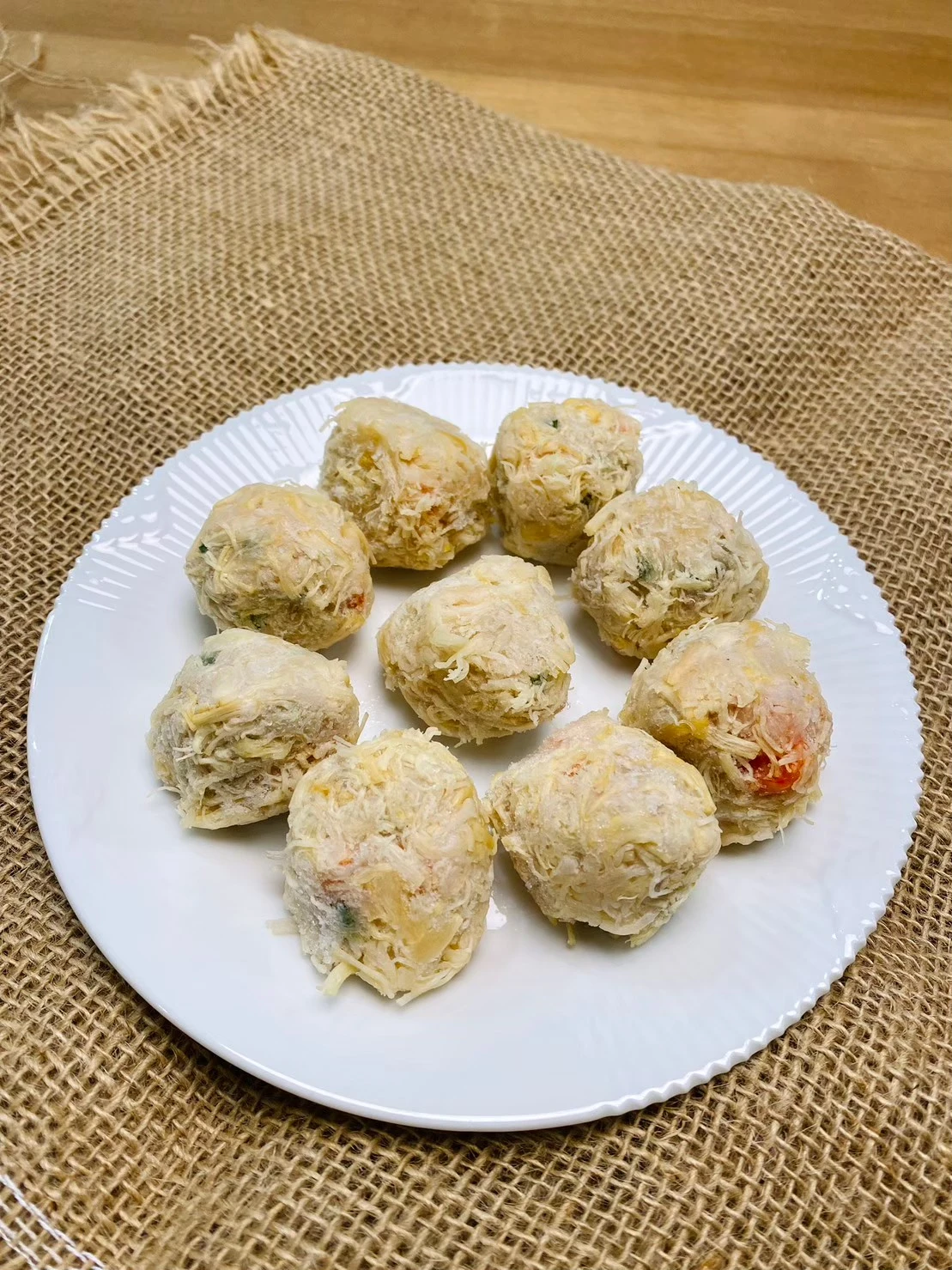 蝦枝干貝球