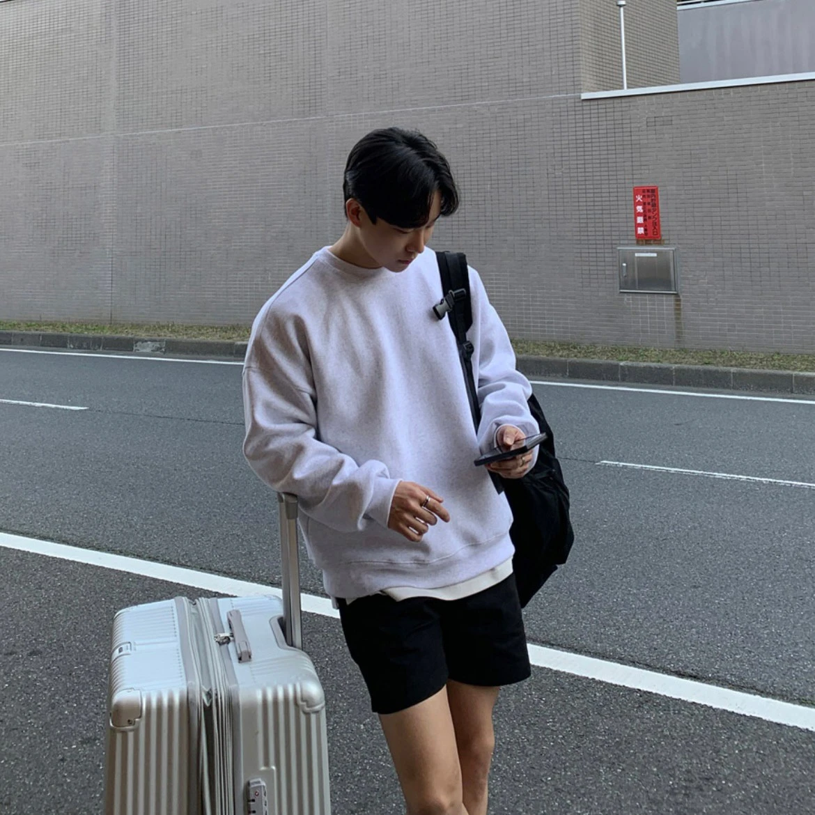 韓國運動落肩挺版衛衣｜3色
