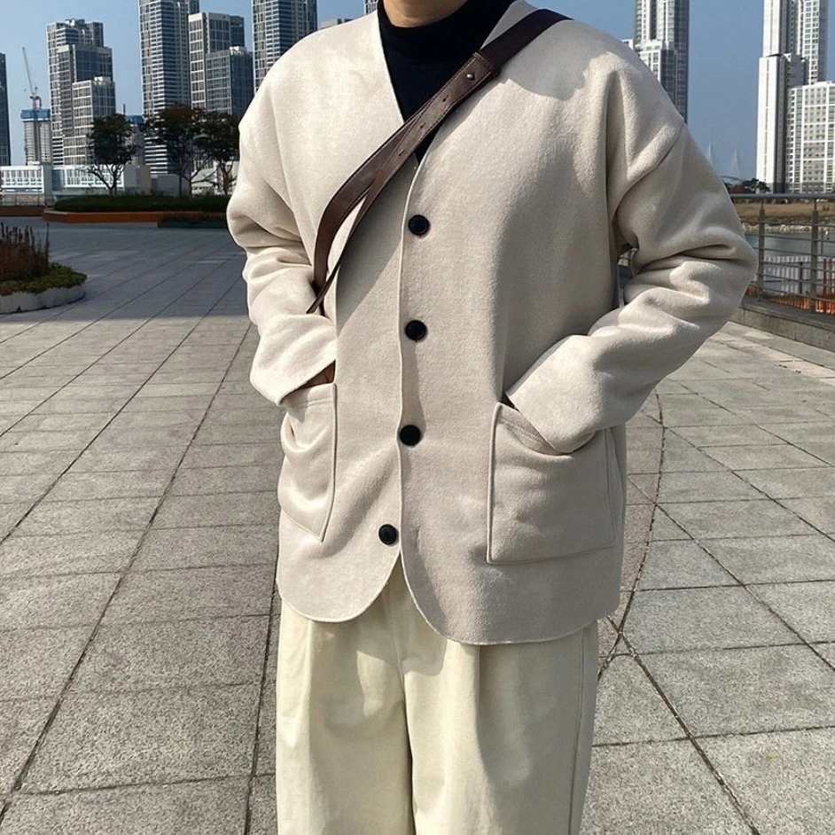 韓國內裏拉絨開襟外套｜4色