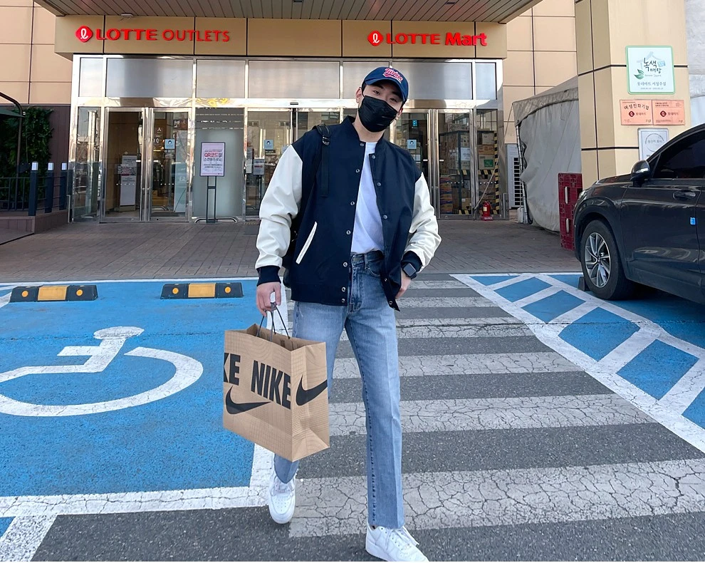 韓國美式防風棒球外套 - 3色