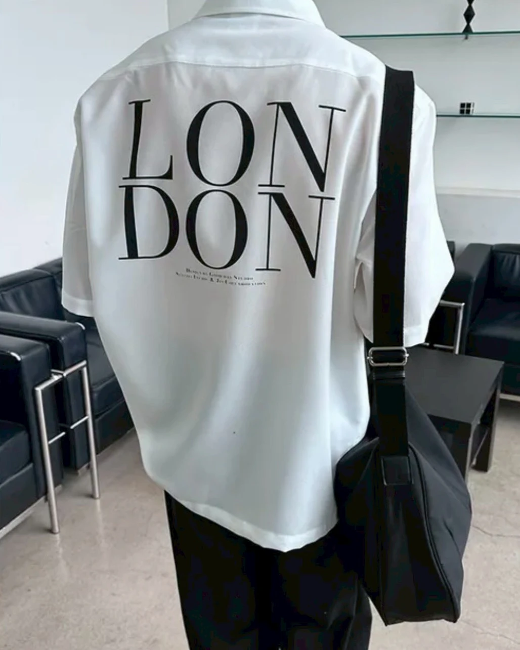 韓國LONDON倫敦短袖襯衫｜2色