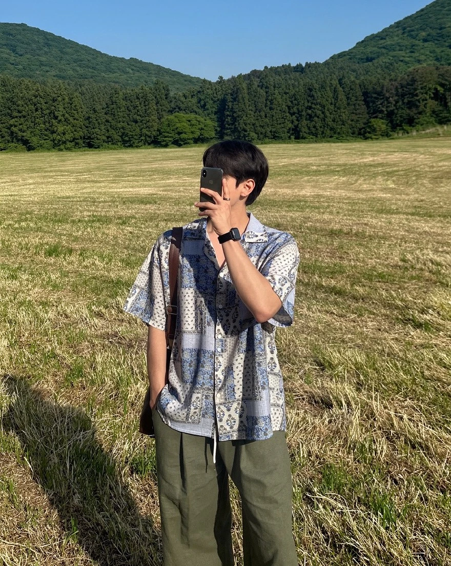 韓版波西米亞慵懶襯衫