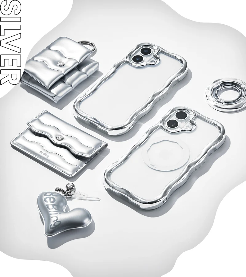 日本 iFace BeBling Wave 波浪 透明 未來感 Y2K 手機殼