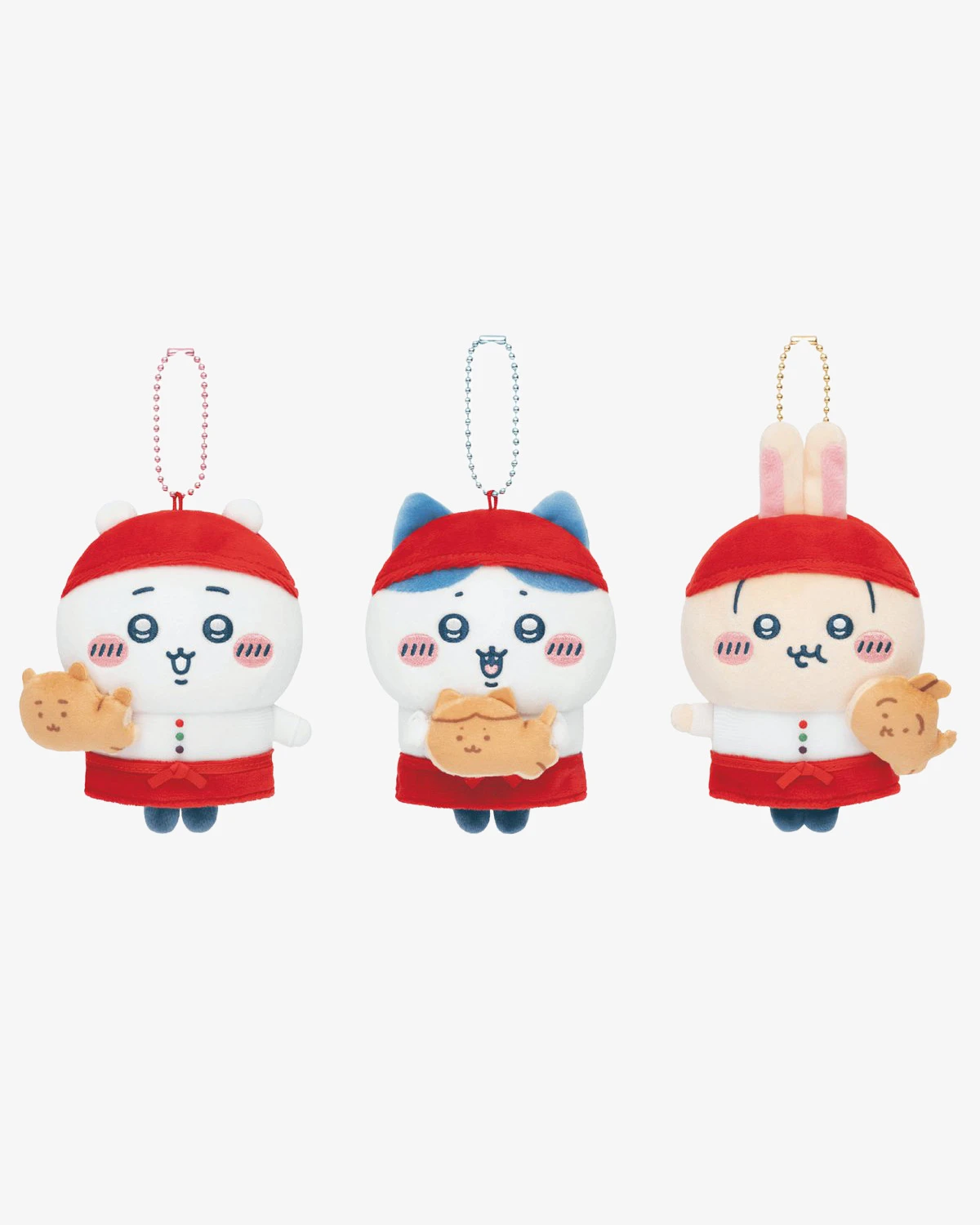 吉伊卡哇《鯛魚燒》店員款娃娃吊飾
