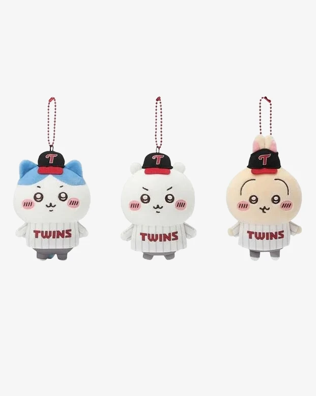 吉伊卡哇 x  LG TWINS 韓國球隊聯名｜娃娃吊飾