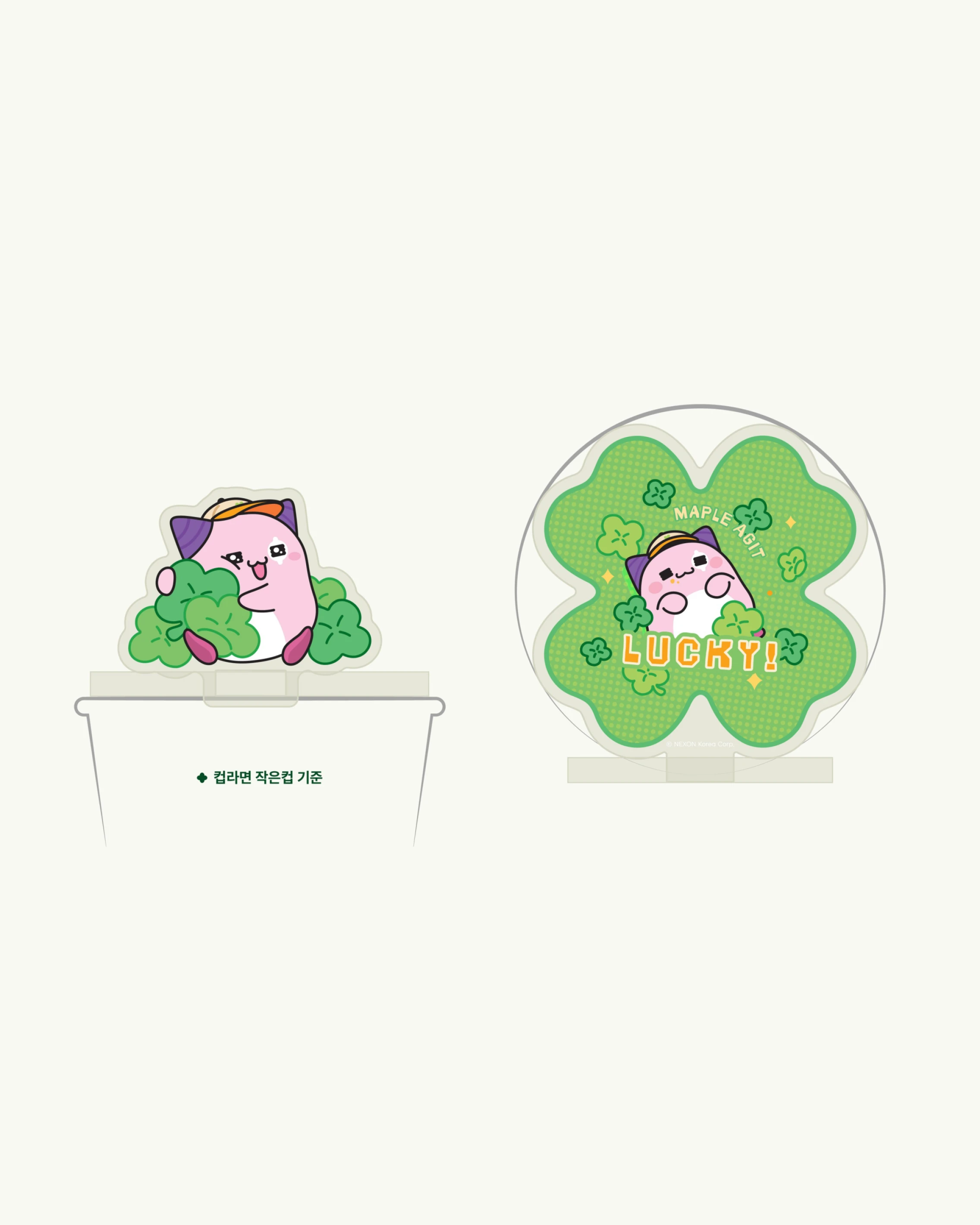 楓之谷 Maple AGIT｜幸運所系列｜泡麵壓克力蓋