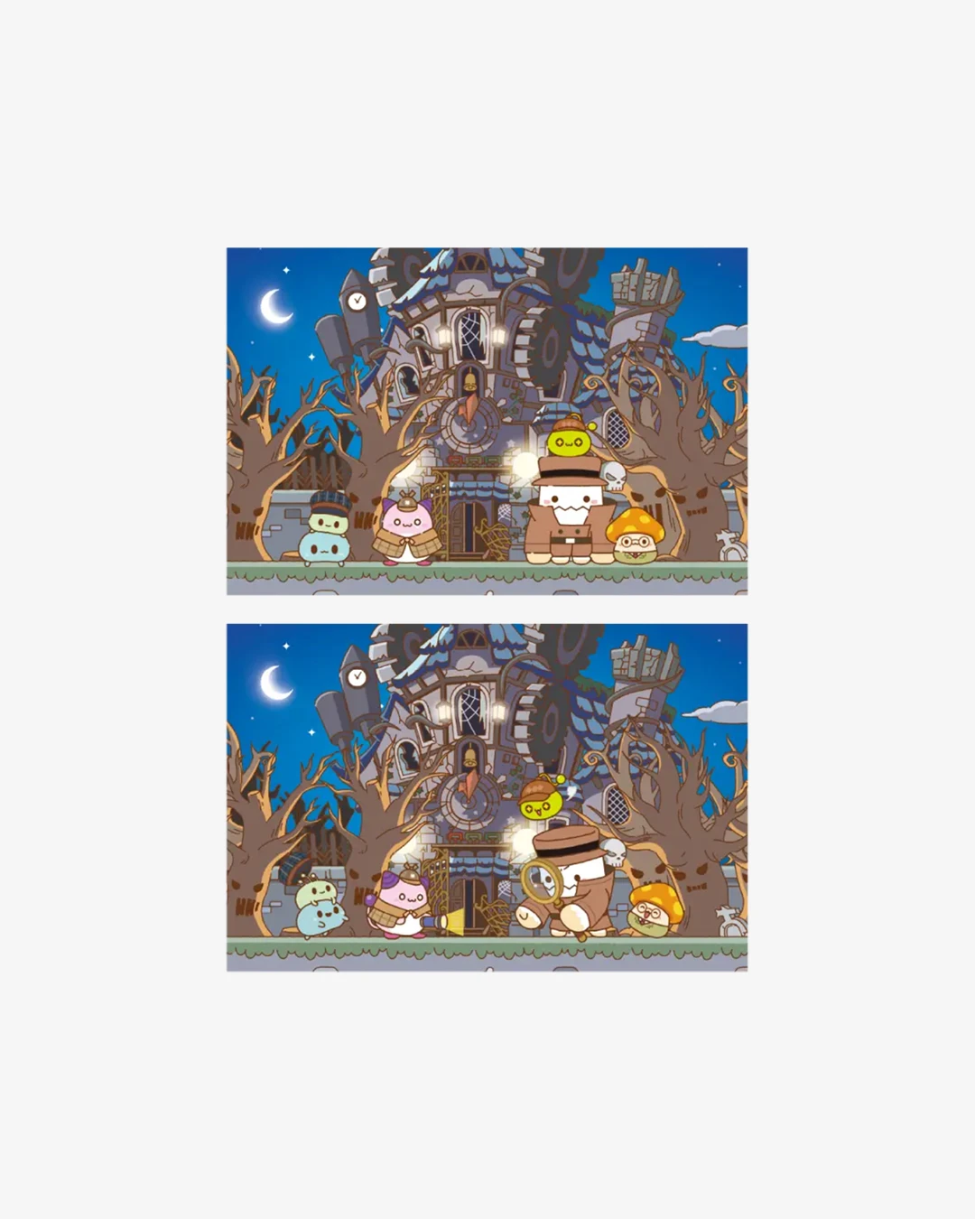 楓之谷 Maplestory Escape｜光柵變圖明信片 鬼屋