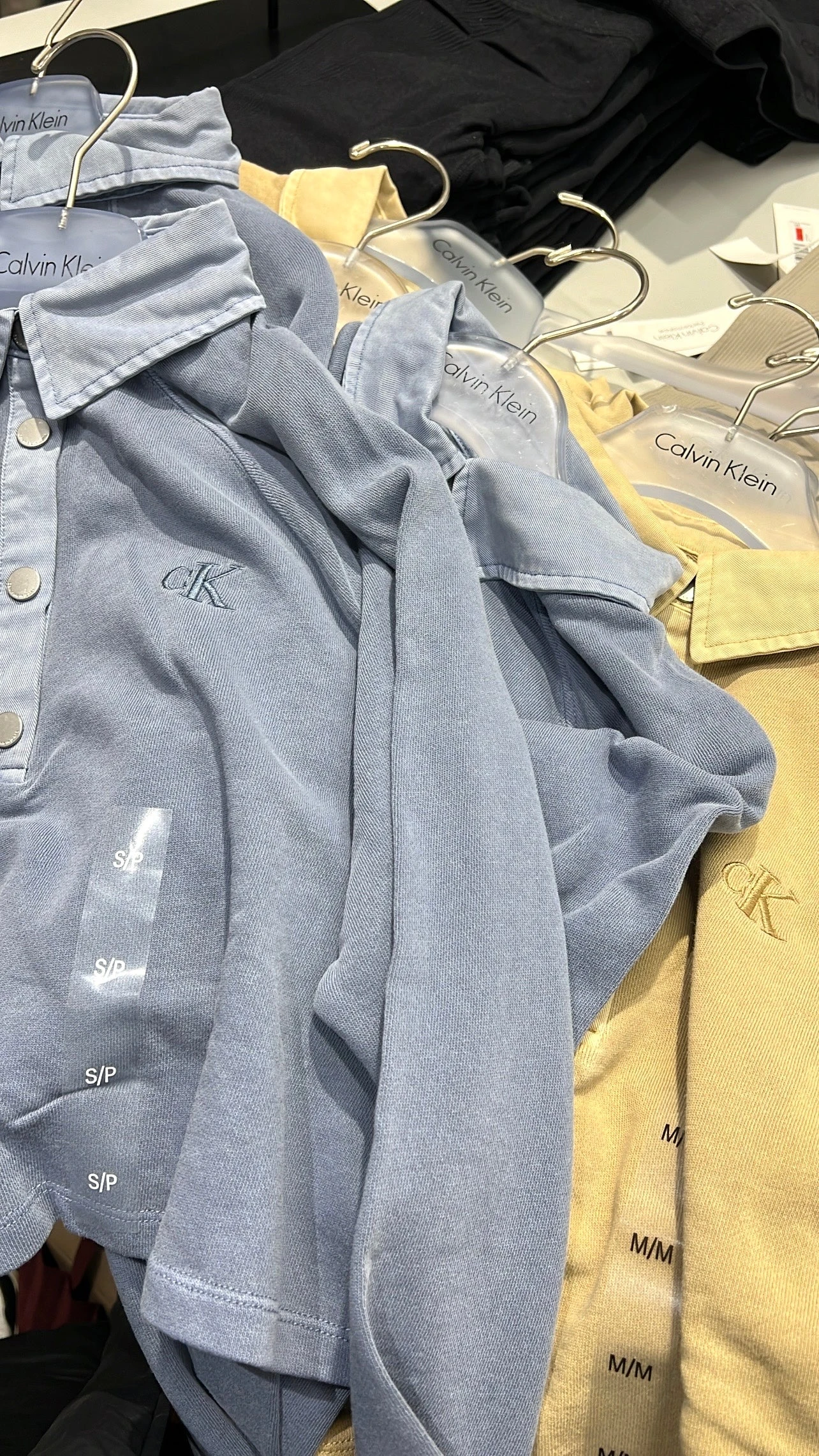 現貨｜ Calvin Klein 棉質POLO長袖襯衫