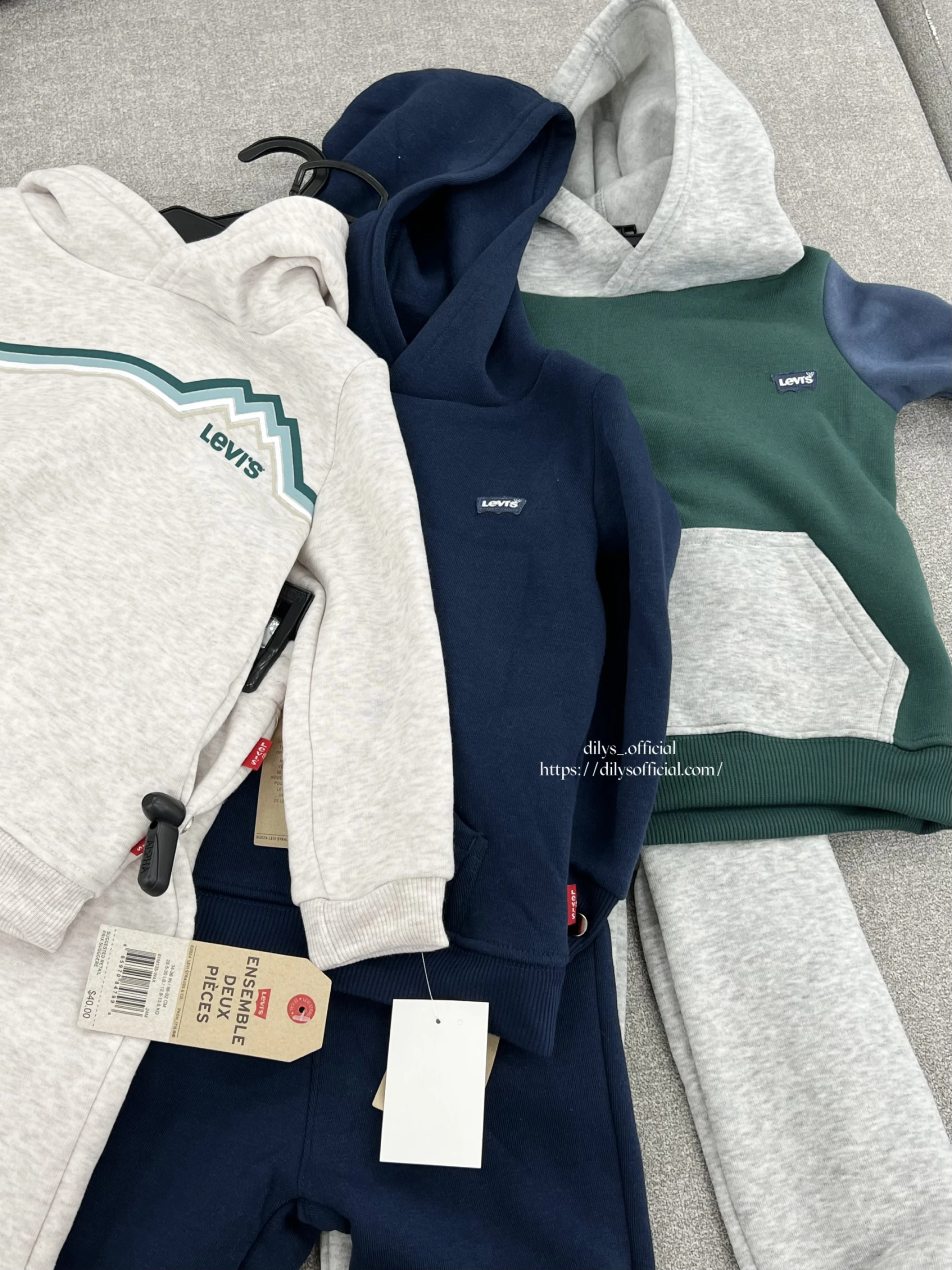 Levi’s  寶寶套裝 內刷毛