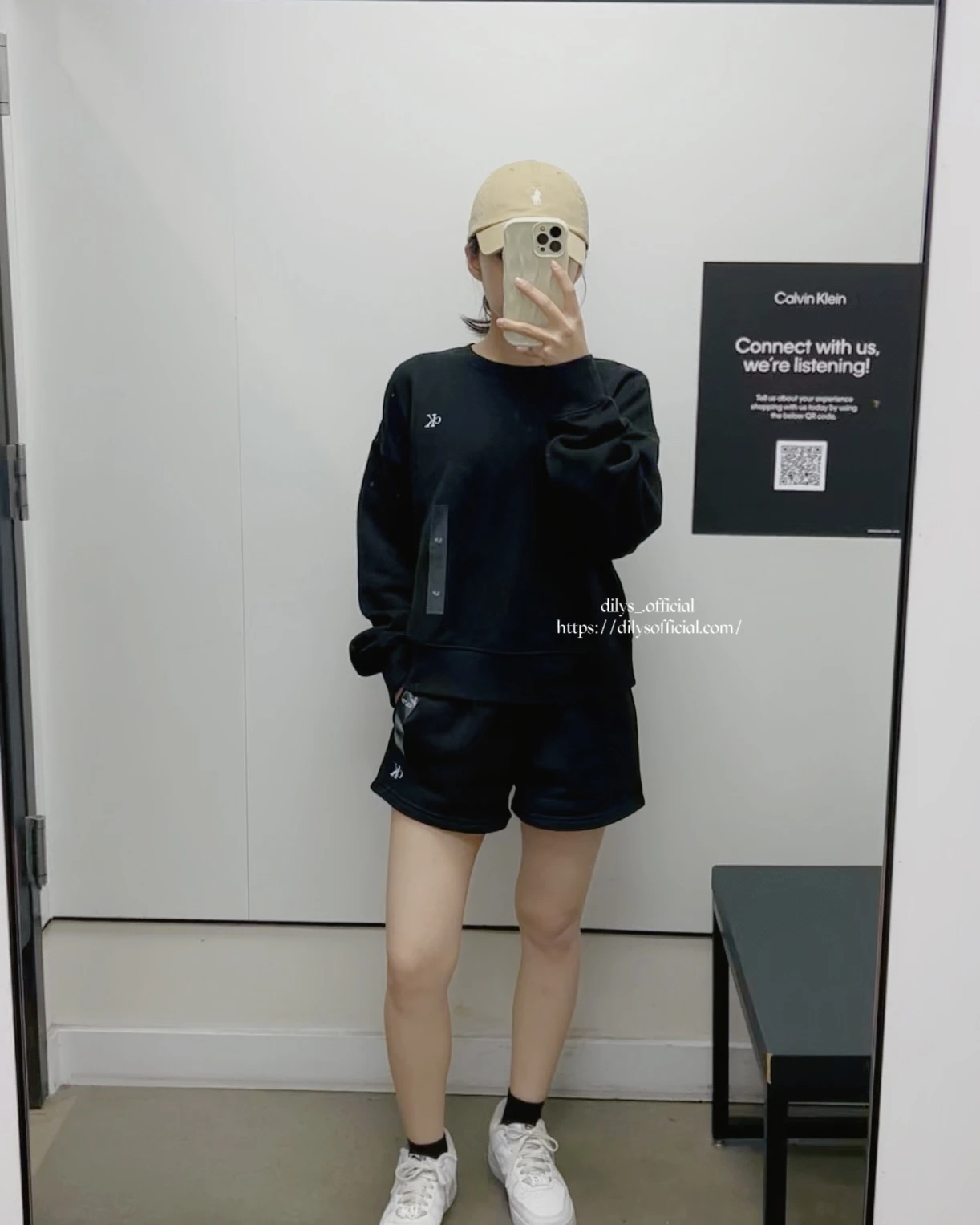 Calvin Klein CK 圓領大學T 內刷毛