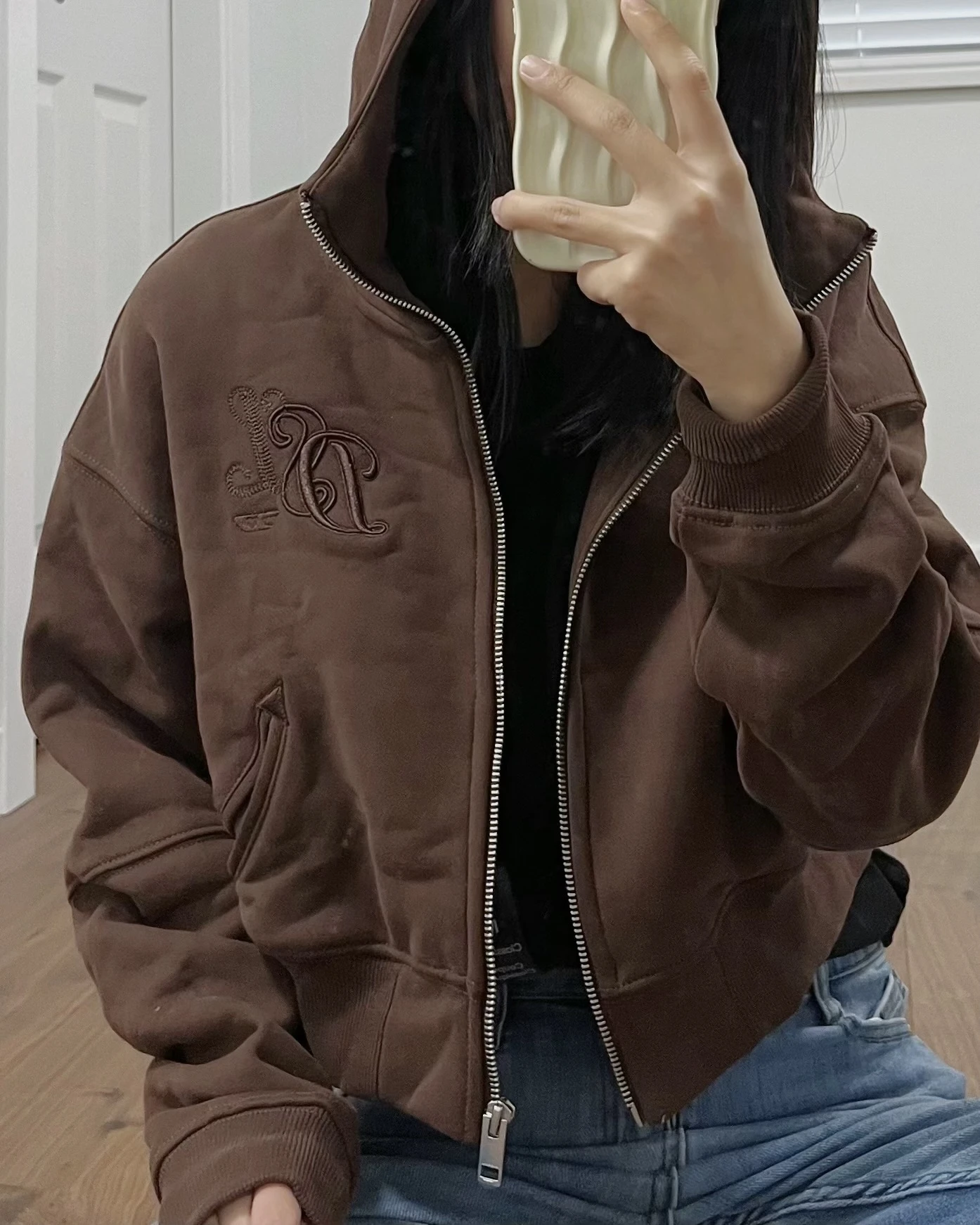 國外現貨Diesel 美拉德色｜短版刺繡外套