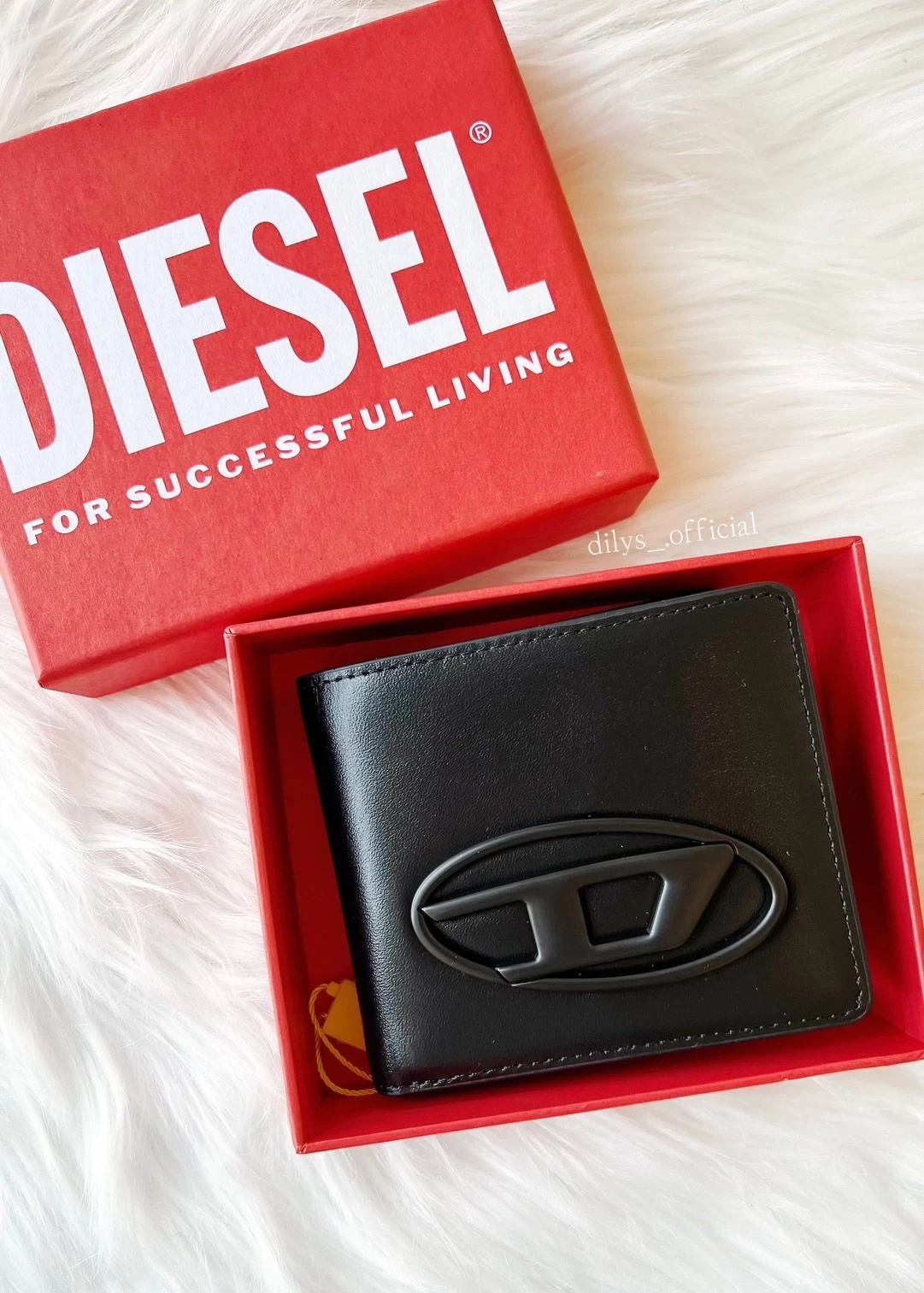 Diesel 大D logo 男士錢包