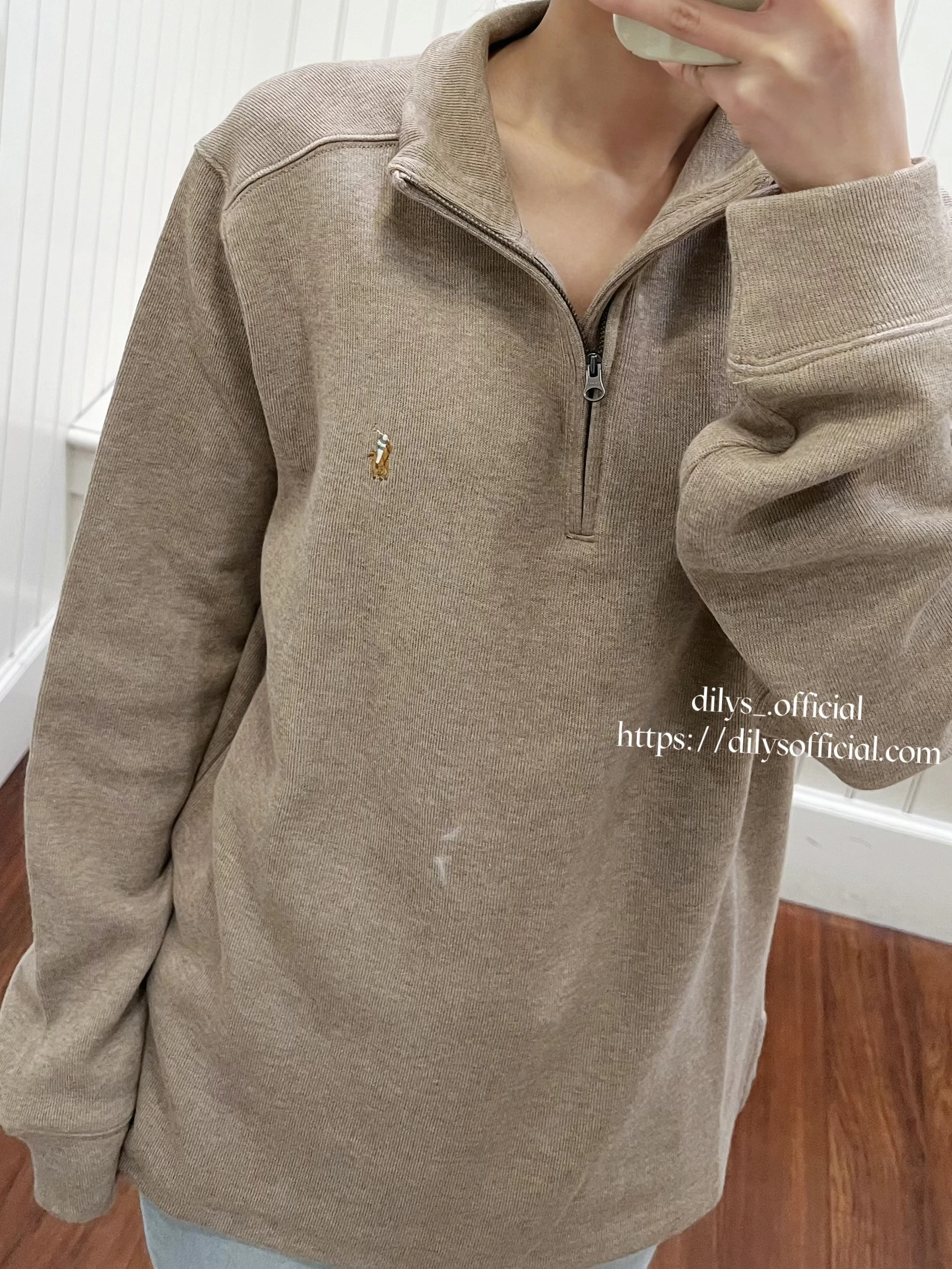 Polo Ralph Lauren 男青年 大童 棉質半拉鍊上衣