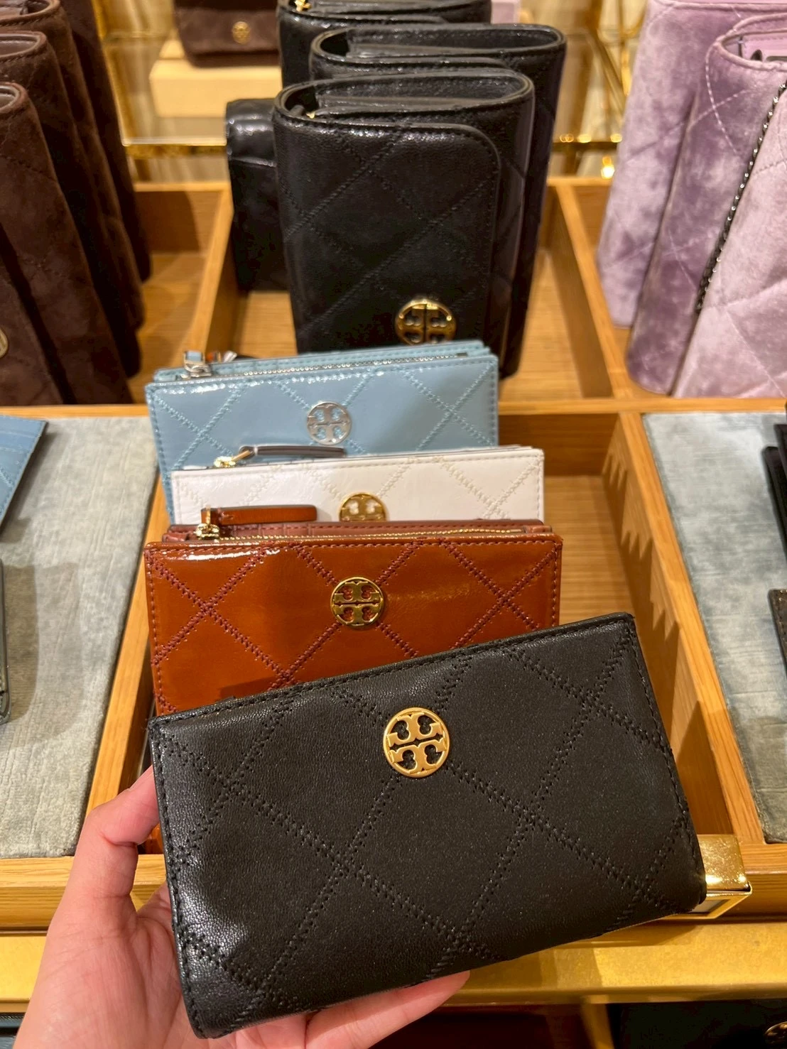現貨黑色｜Tory Burch Willa 小香風中夾