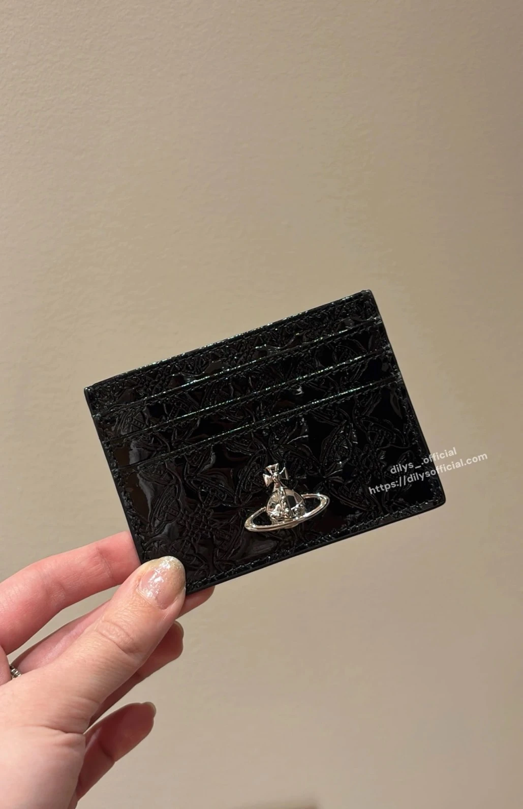 現貨｜Vivienne Westwood Slim card holder 亮面卡夾