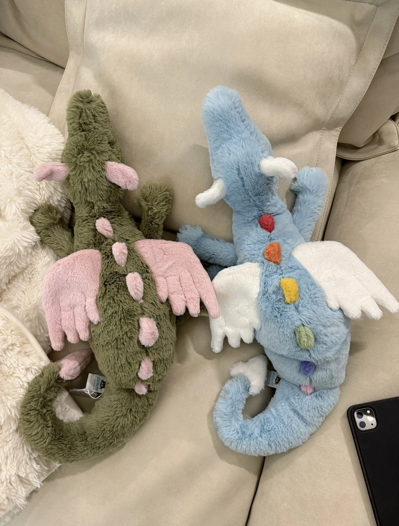 現貨｜Jellycat 天空藍、抹茶龍 50cm