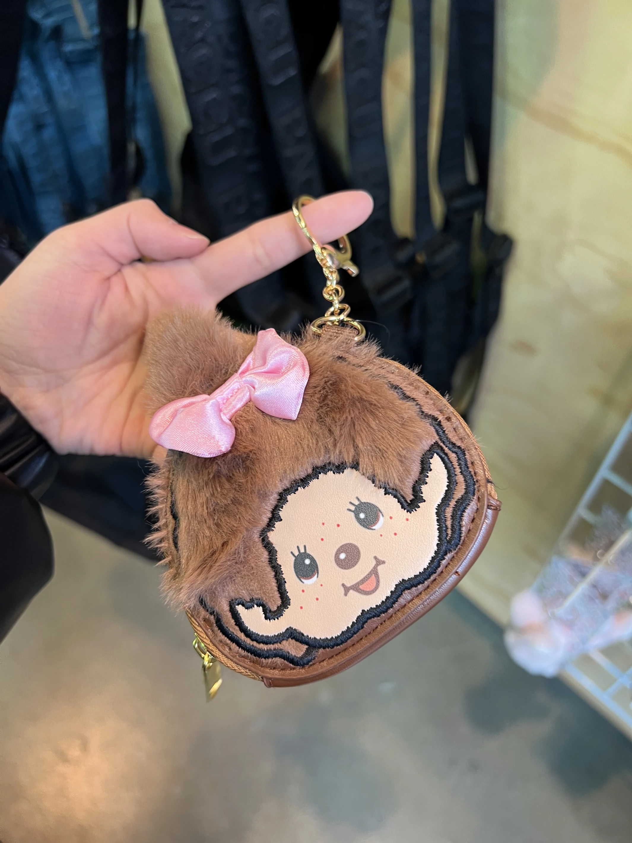 🇺🇸 Monchhichi蒙奇奇吊飾零錢包