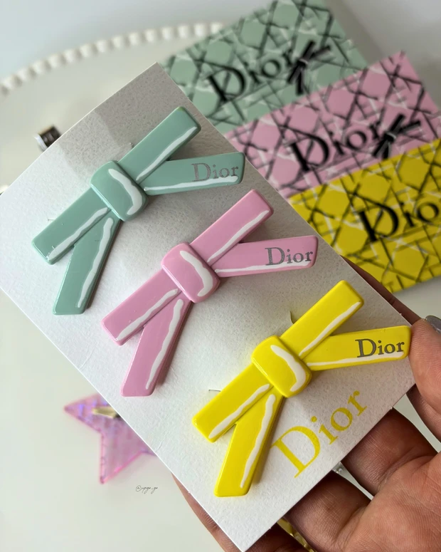 現貨🇯🇵Dior 髮夾 日本滿額禮 三入組