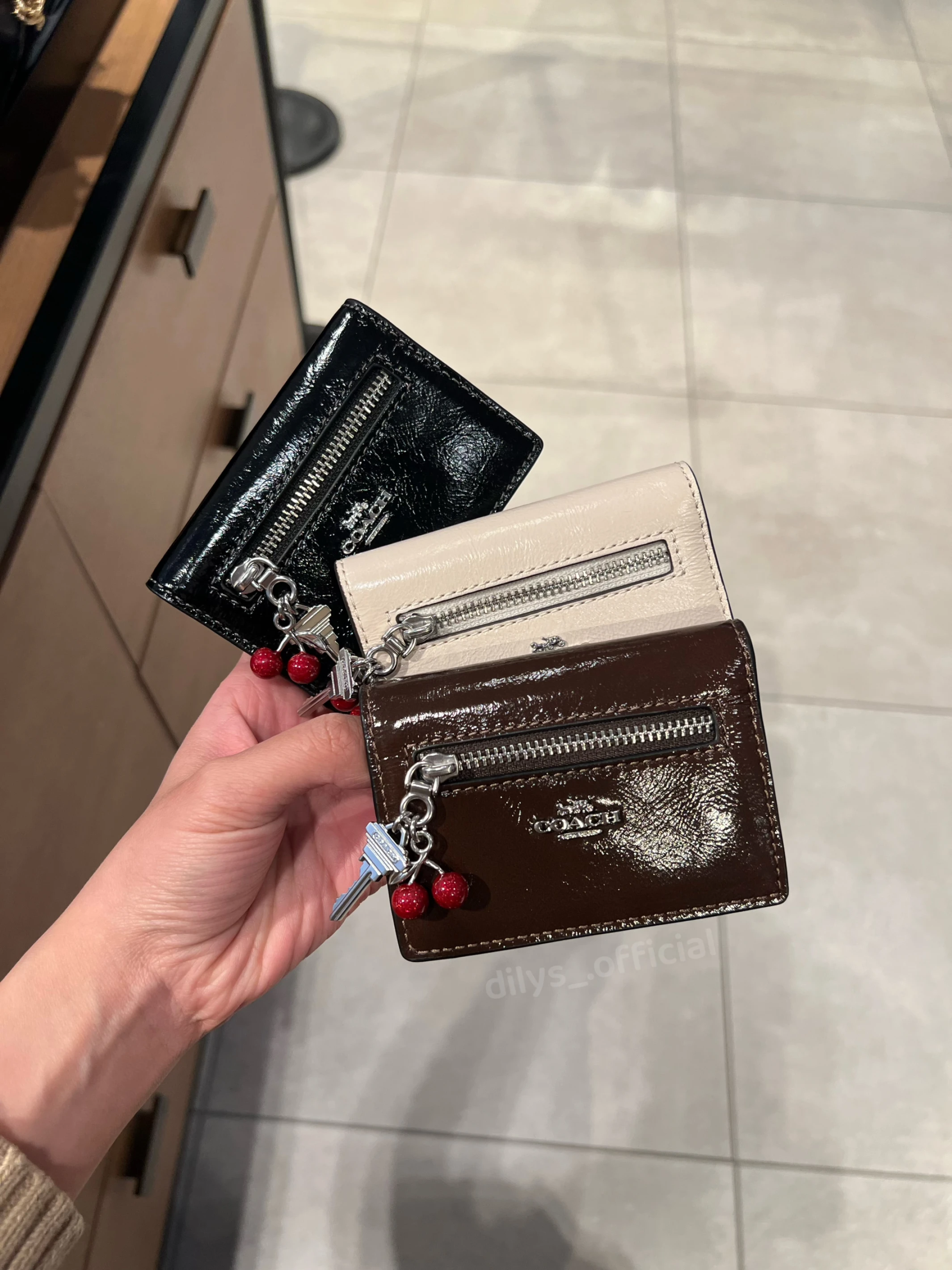 Coach 🍒櫻桃卡包
