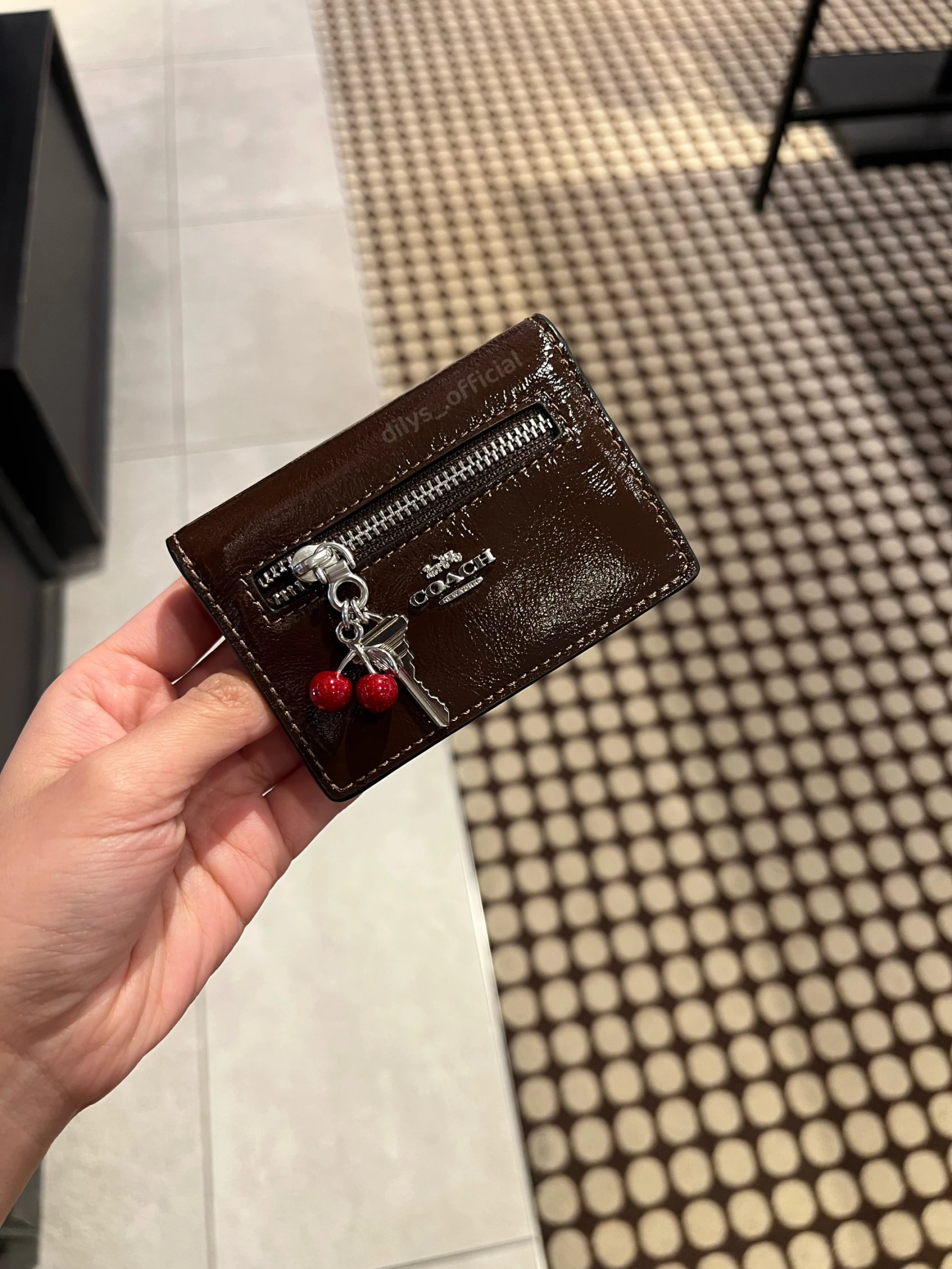 Coach 🍒櫻桃卡包