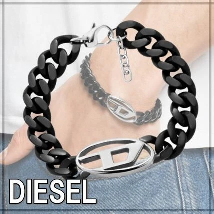 現貨｜Diesel D logo 墨峰手鍊