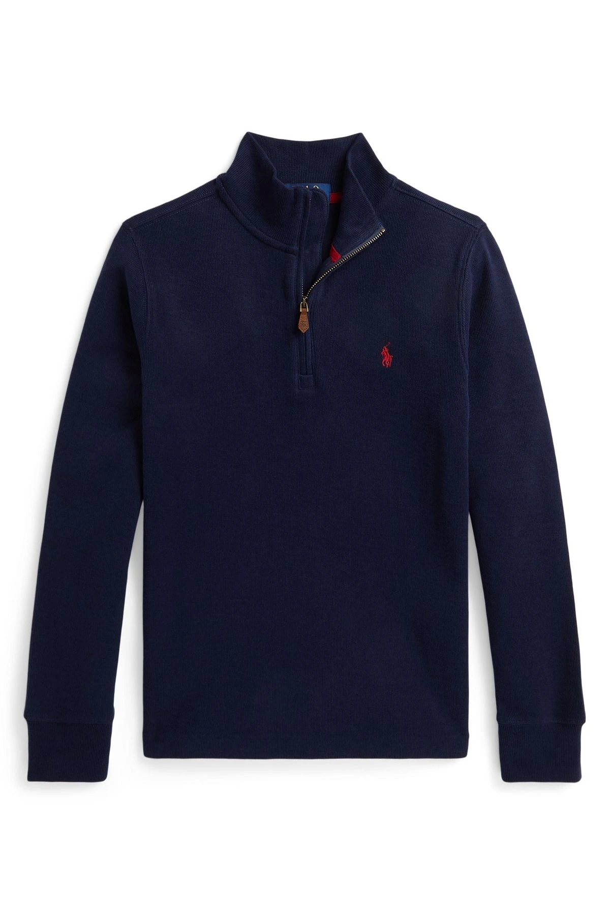 現貨灰L｜青年款Polo Ralph Lauren 半拉鏈長袖