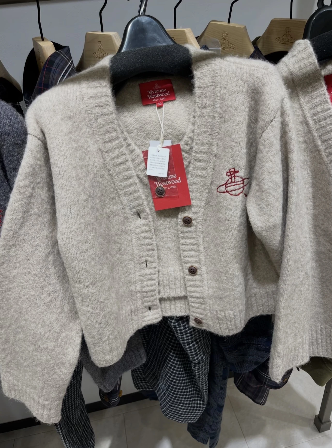 🇯🇵日本限定Vivienne Westwood Red Label 紅標 假兩件羊毛毛衣