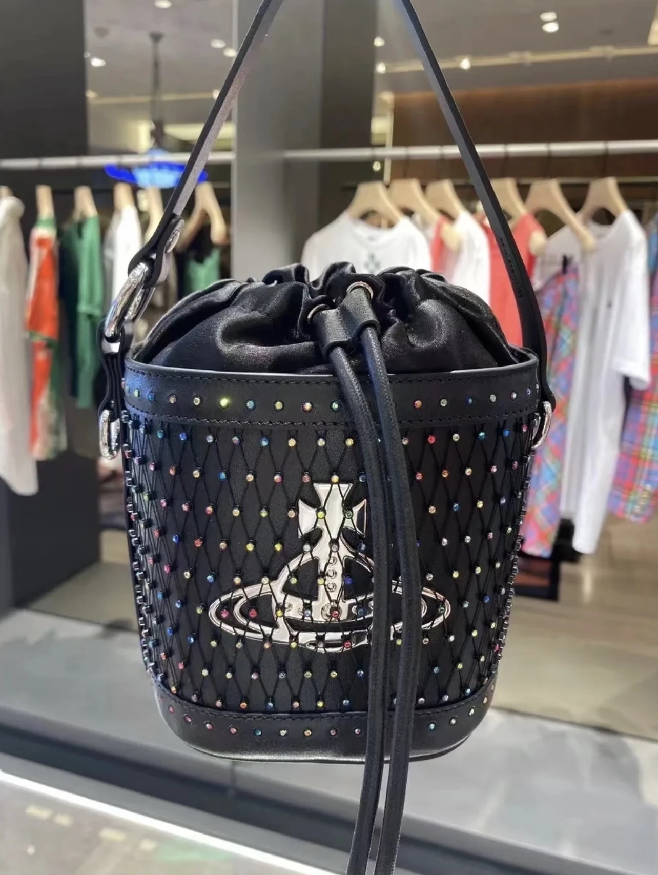 現貨｜Vivienne Westwood 特賣 網紗水桶包