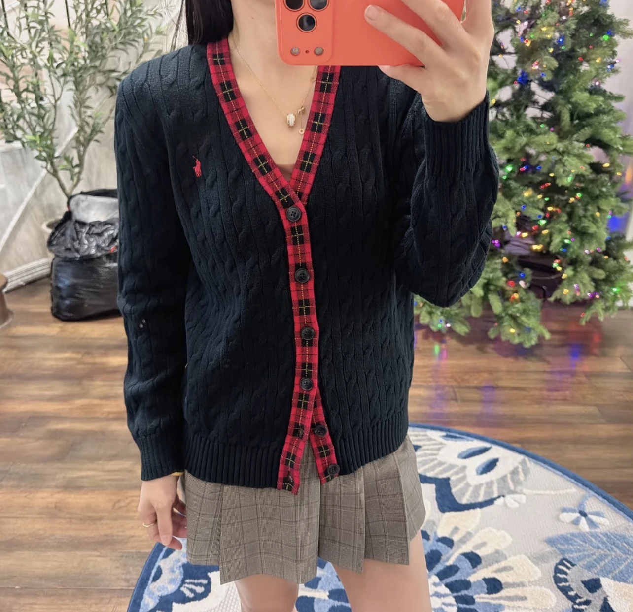 新款2色✨Polo Ralph Lauren 男大童 V領開衫外套