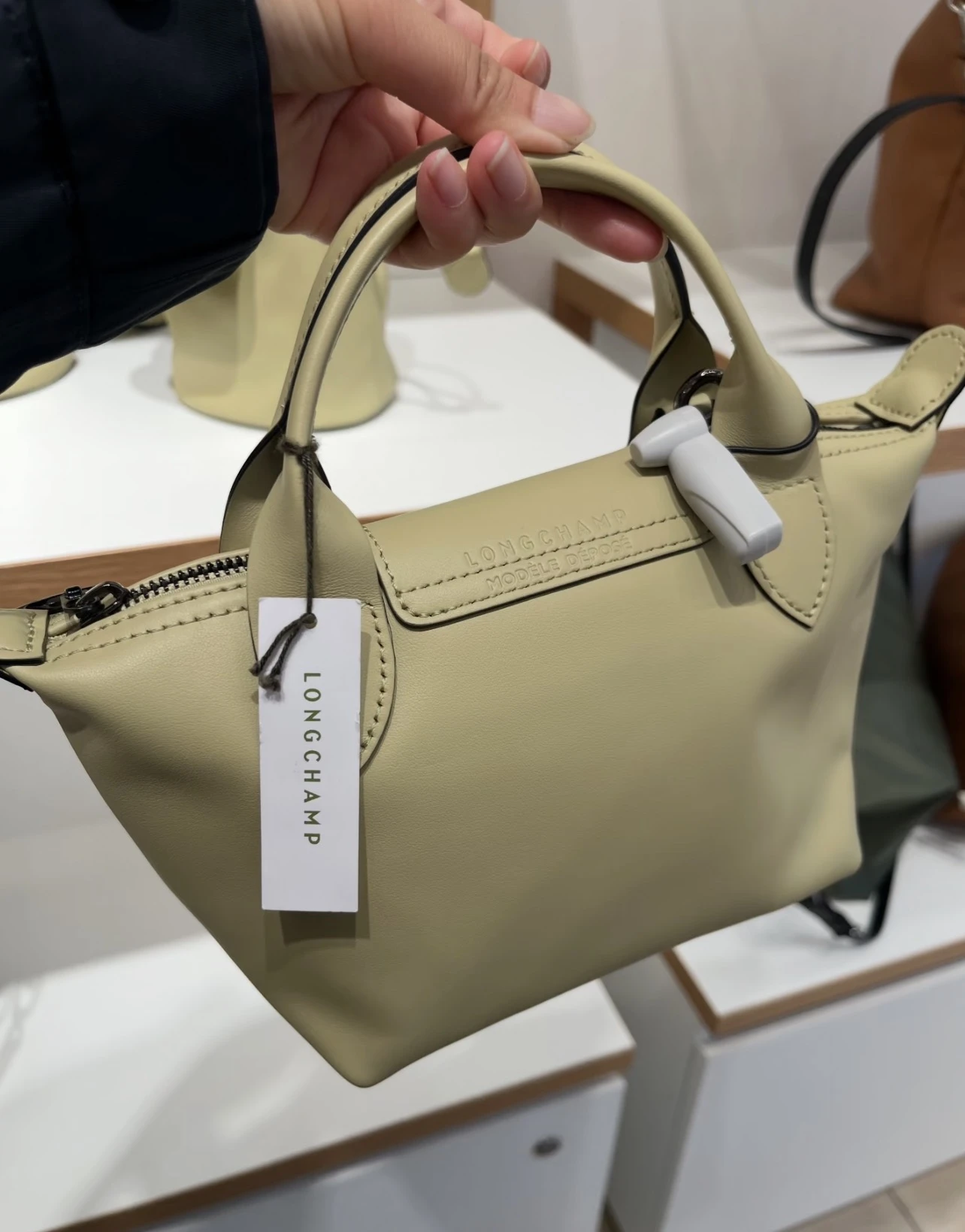 Peg 客訂連結｜Longchamp  Le Pliage Xtra 開心果綠XS