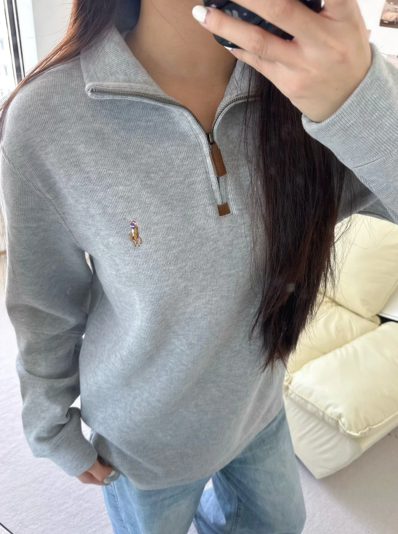 男款Polo Ralph Lauren 半拉鏈長袖上衣