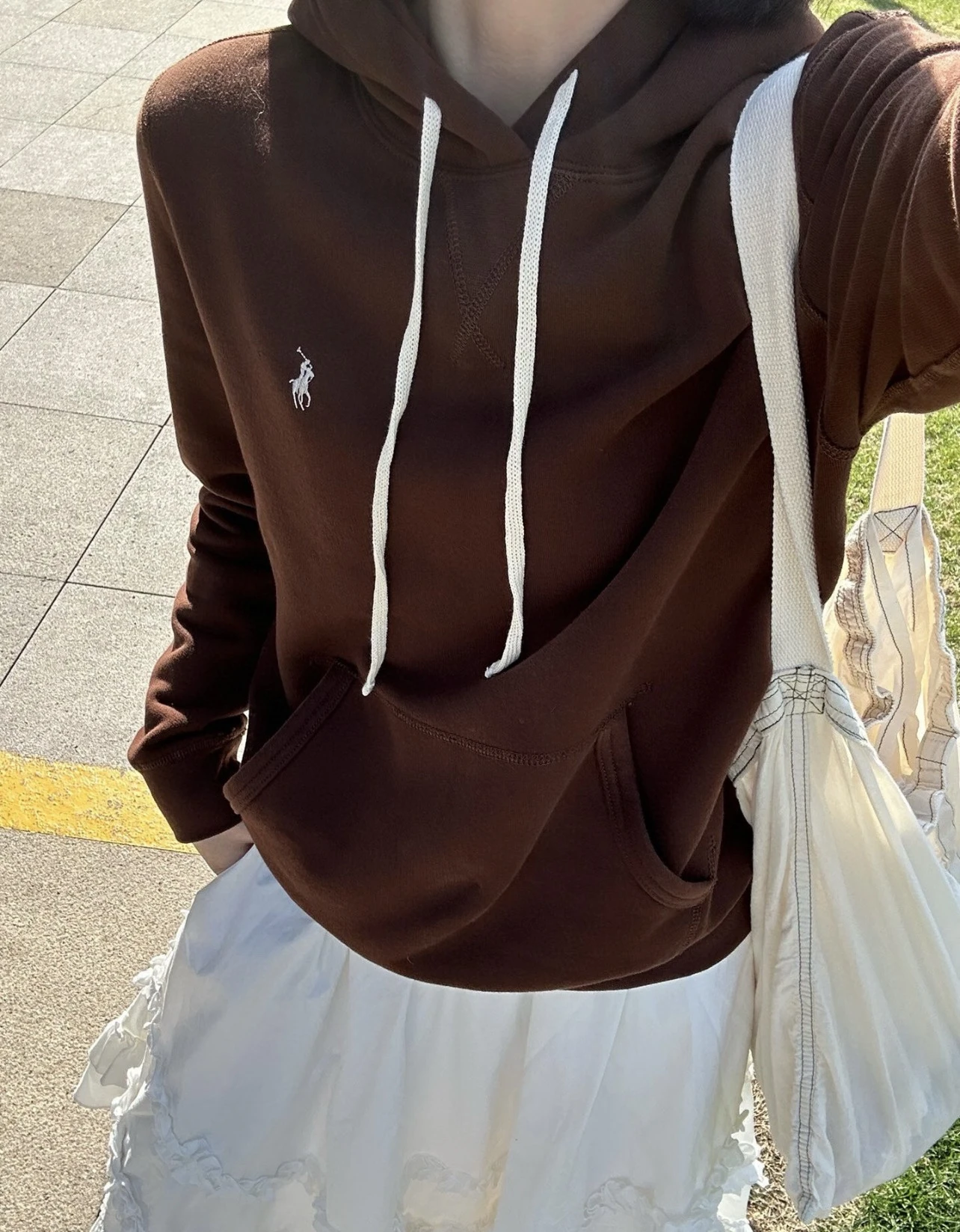 男款Polo Ralph Lauren 帽T 可可棕