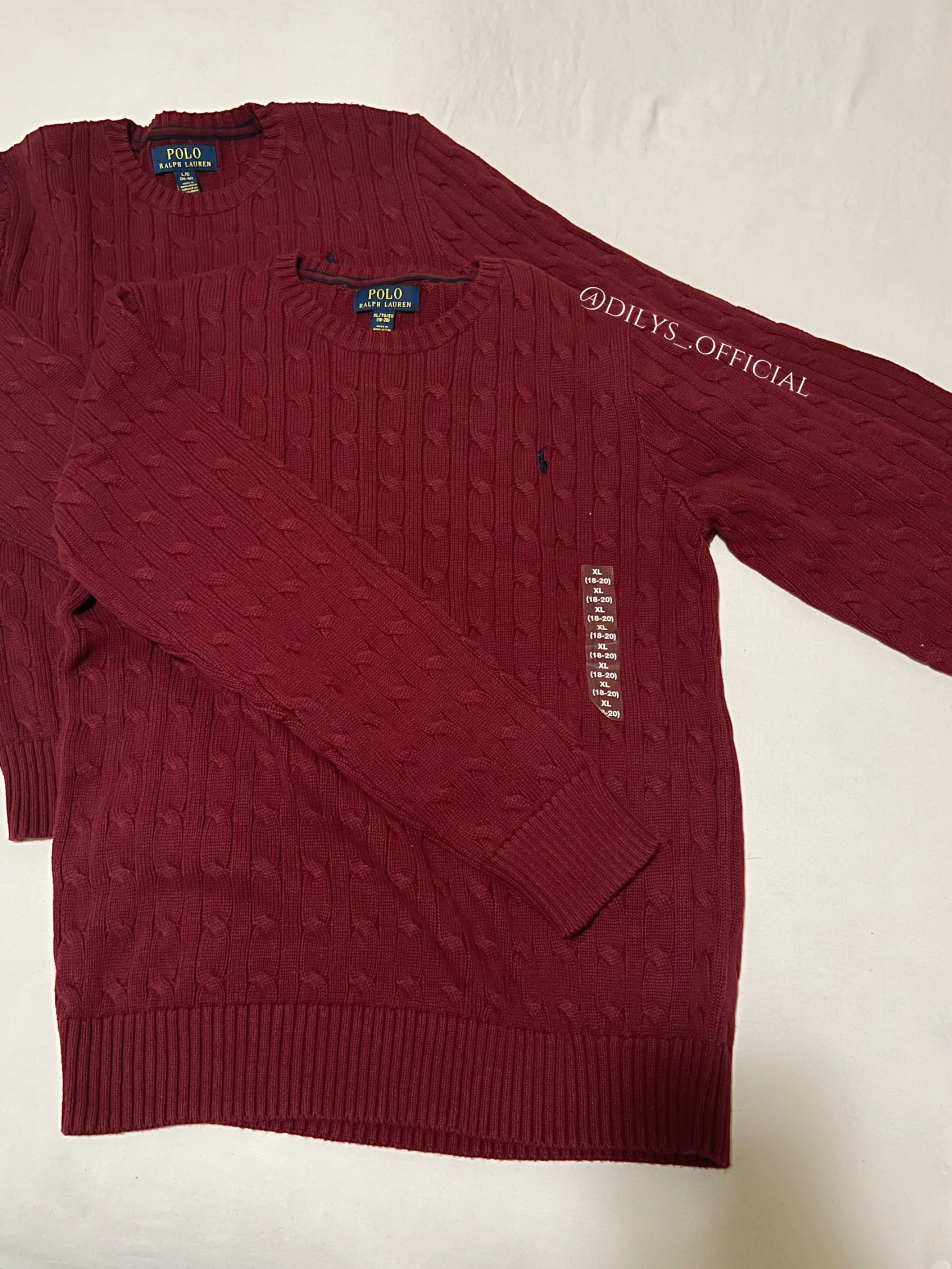 國外現貨｜男大童Polo Ralph Lauren 麻花圓領上衣