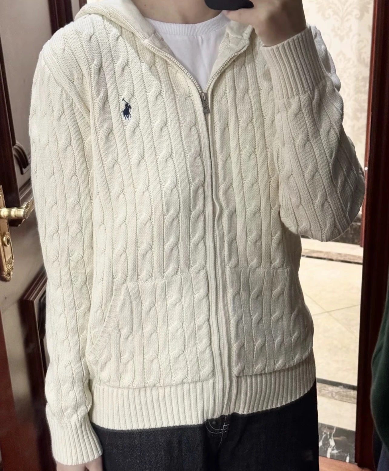 國外現貨｜男大童Polo Ralph Lauren 麻花連帽外套