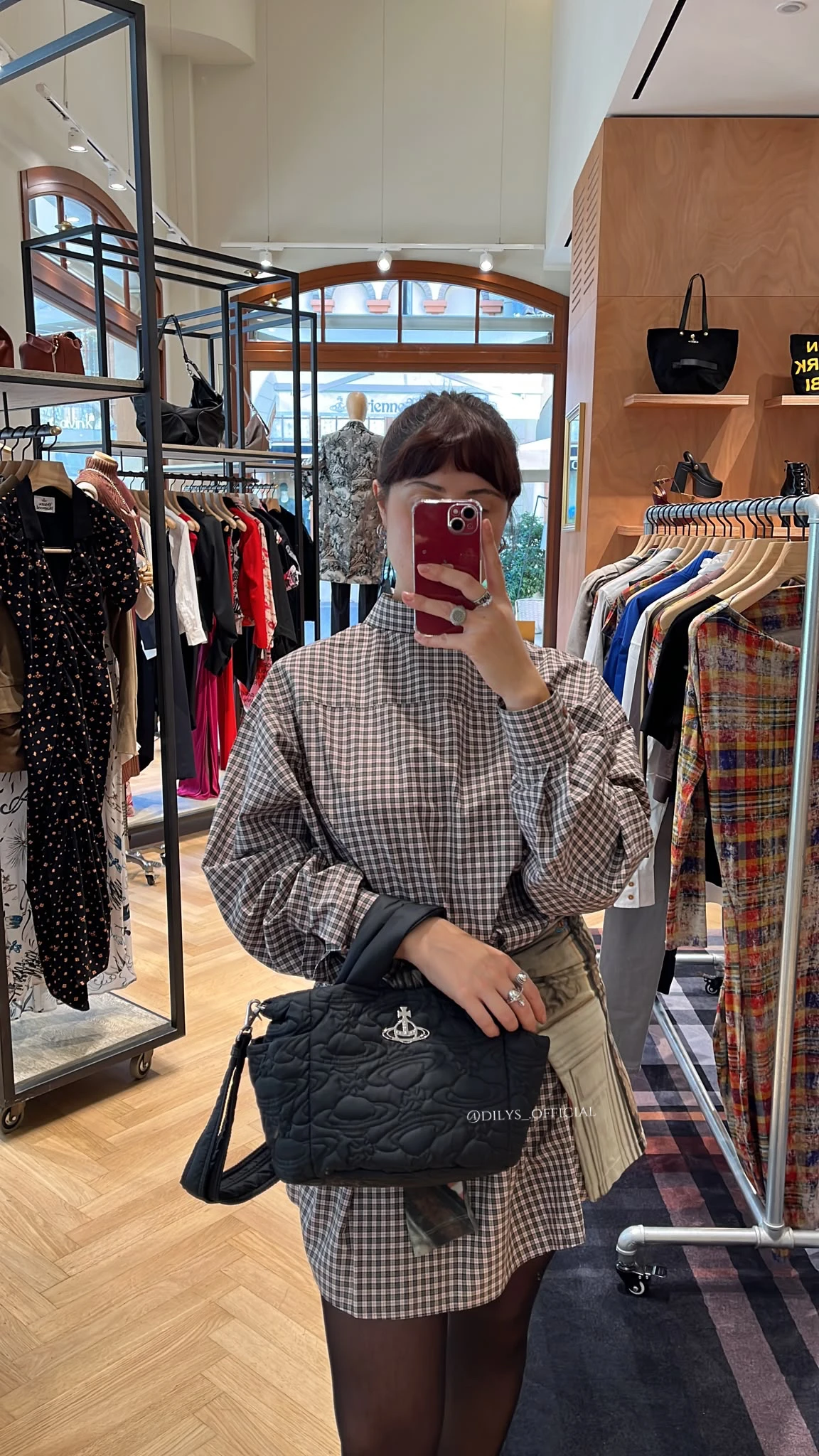 客訂｜Vivienne Westwood 尼龍托特S 滿版土星