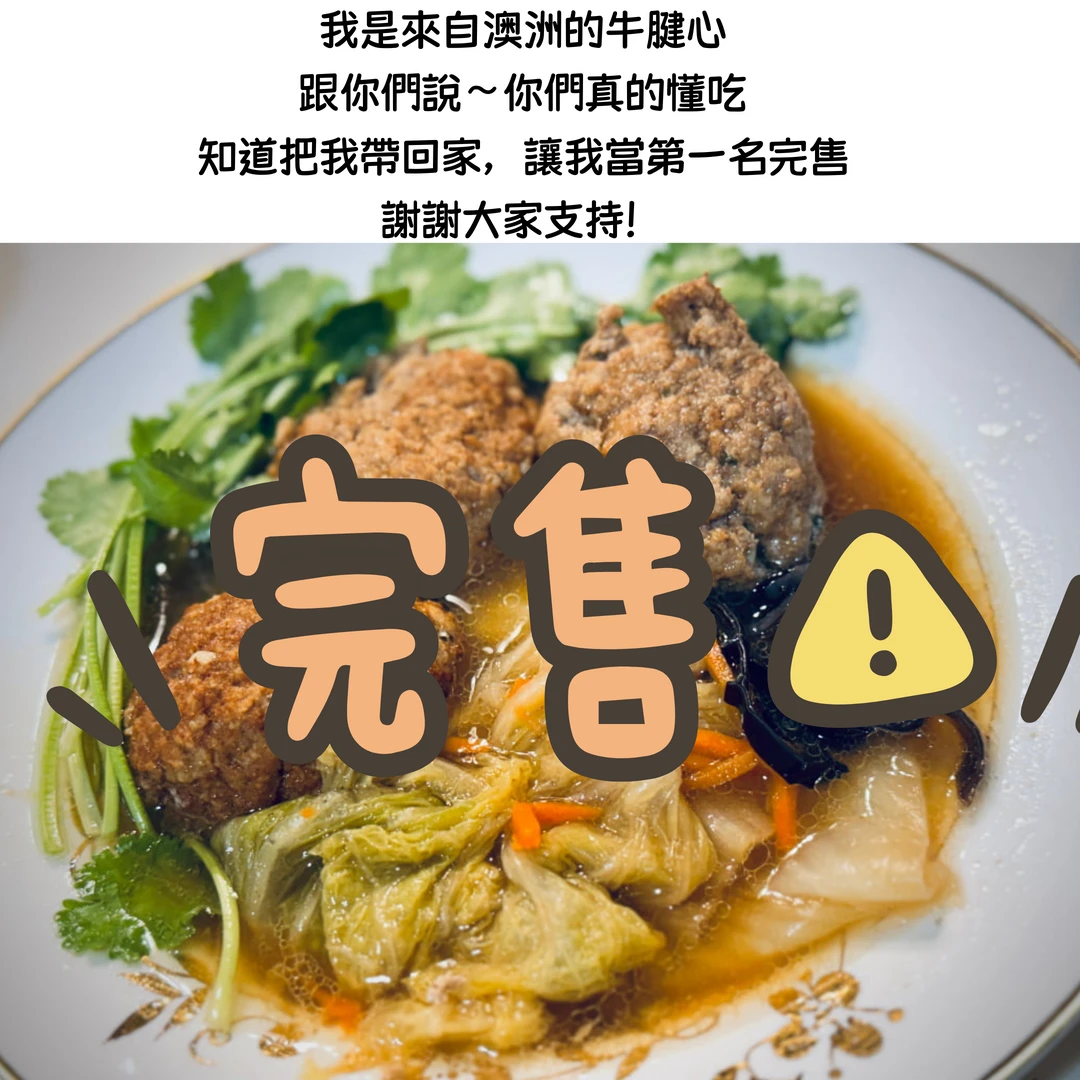 冷凍食品 / 紅燒獅子頭白菜滷
