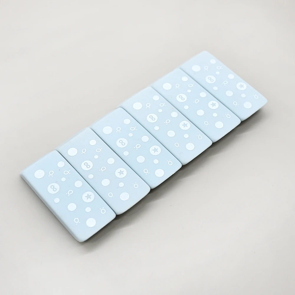 沒長腳的橡皮擦(經濟6入組-藍*6)