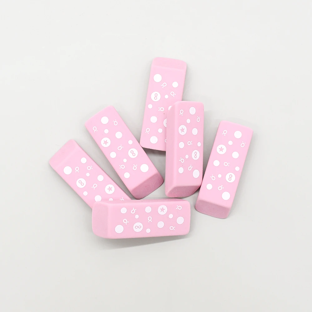 沒長腳的橡皮擦(經濟6入組-粉*6)