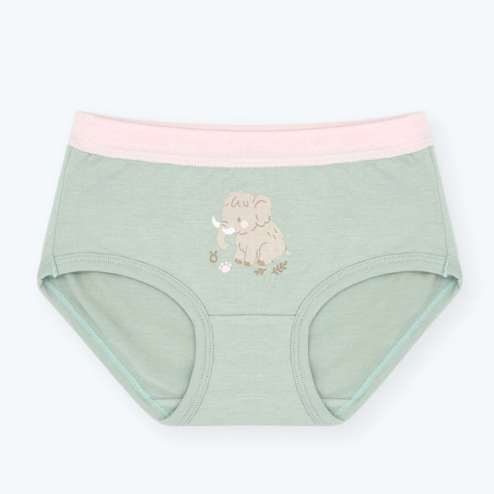 女童三角褲(白竹炭)-古菱齒象